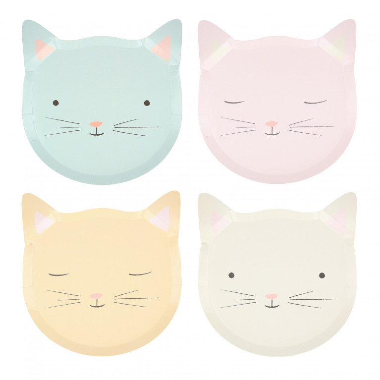 Тарелки "Милые котята" (в наборе 8 шт)
