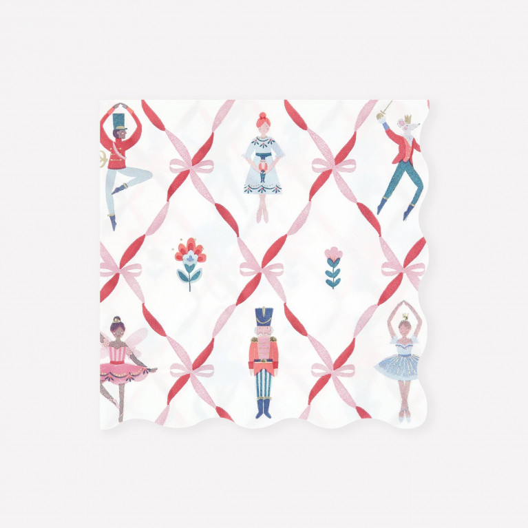 Салфетки "Щелкунчик", бол. (в наборе 16 шт)