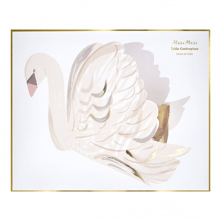Фигурка для декора стола "Лебедь"