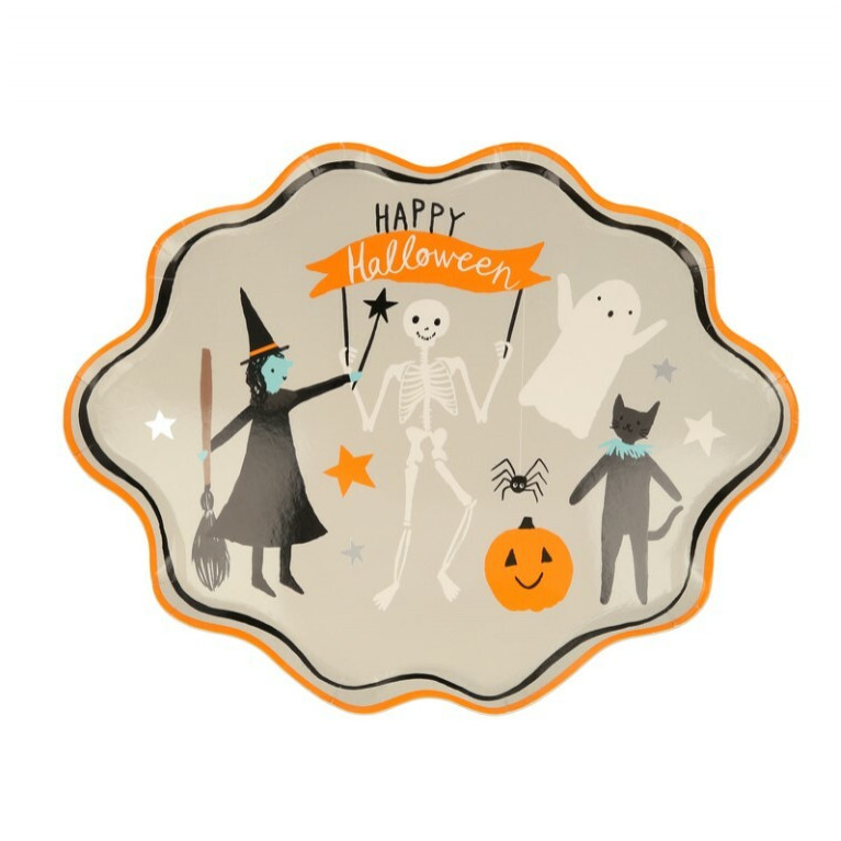 Тарелки "HAPPY Halloween", 8 шт