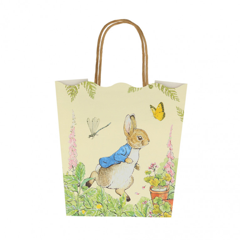 Подарочные пакеты «Кролик Питер в саду» (в наборе 8 шт)