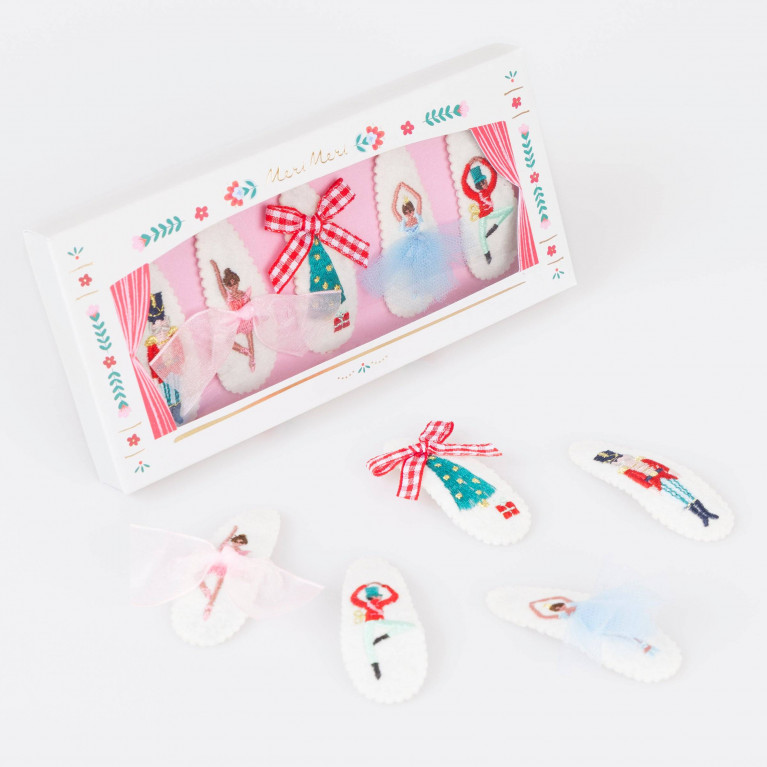 Заколки для волос "Щелкунчик" (в наборе 5 шт)