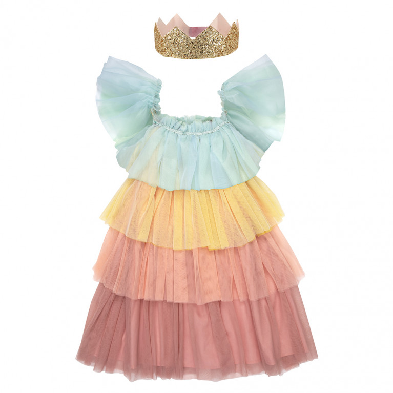 Платье "Принцесса" с оборками (3-4 года)