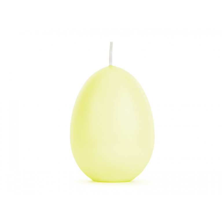 Свеча "Яйцо" светло-желтая, 10см