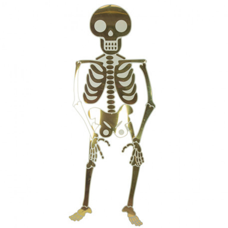 Скелет бумажный "Хэллоуин", 1,35м х 46см