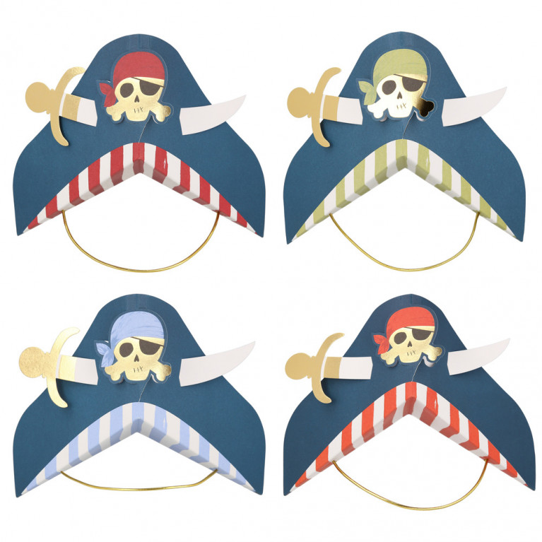 Шляпы "Пираты", 8шт.