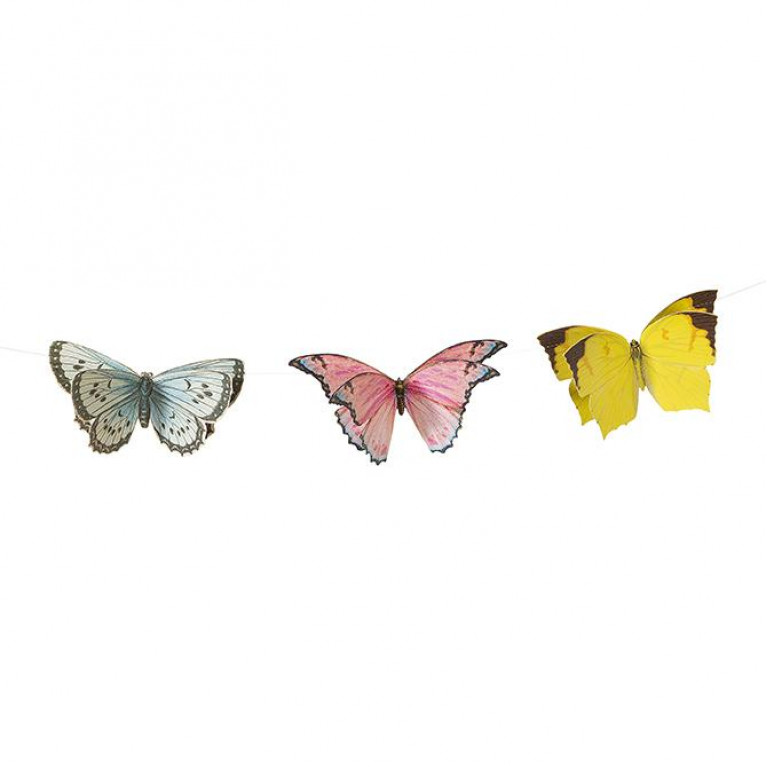 Гирлянда с бабочками "Феи"