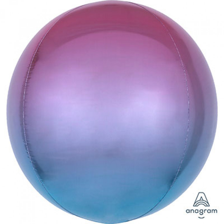 Сфера 3D "Омбра фиолетово-голубой" Anagram, 38см