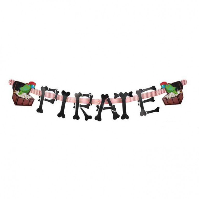 Гирлянда буквы "Пираты" 165 см