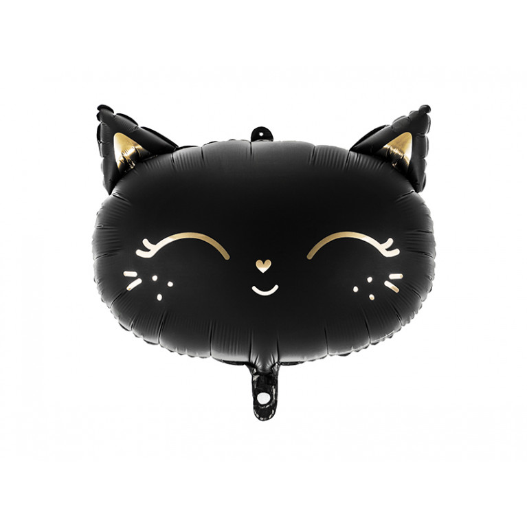 Шар "Черная кошка", 48x36см