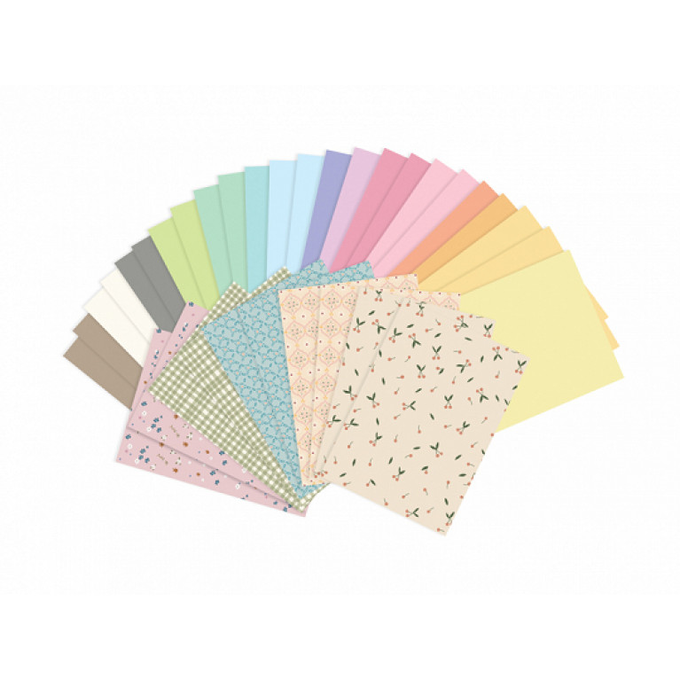 Набор бумаги цветной "Пастель", A4, 34 листа